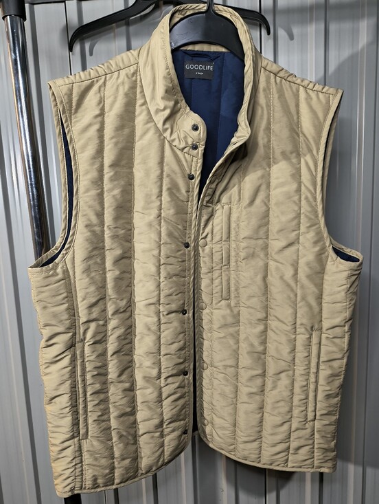 Goodlife Other - GOODLIFE Men's Tan Quilted Vest